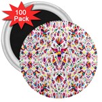 Peacock Rainbow Animals Bird Beauty Sexy Flower Floral Sunflower Star 3  Magnets (100 pack) Front