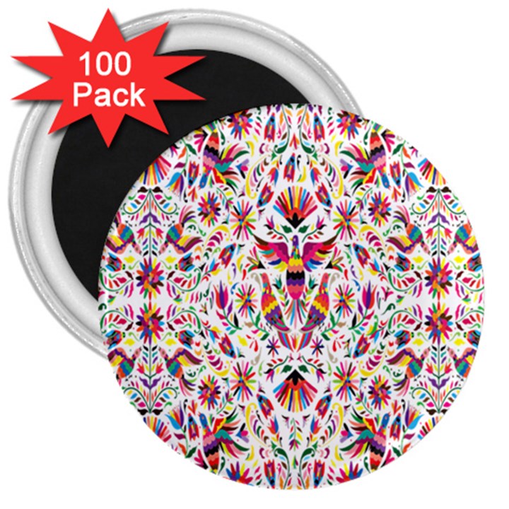 Peacock Rainbow Animals Bird Beauty Sexy Flower Floral Sunflower Star 3  Magnets (100 pack)