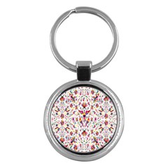 Peacock Rainbow Animals Bird Beauty Sexy Flower Floral Sunflower Star Key Chains (round) 