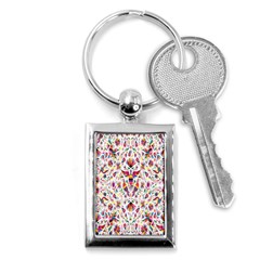 Peacock Rainbow Animals Bird Beauty Sexy Flower Floral Sunflower Star Key Chains (rectangle)  by Mariart