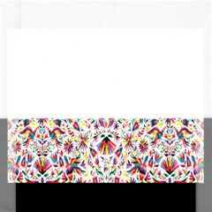 Peacock Rainbow Animals Bird Beauty Sexy Flower Floral Sunflower Star Rectangular Jigsaw Puzzl by Mariart