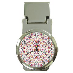 Peacock Rainbow Animals Bird Beauty Sexy Flower Floral Sunflower Star Money Clip Watches by Mariart