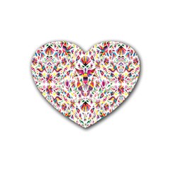 Peacock Rainbow Animals Bird Beauty Sexy Flower Floral Sunflower Star Heart Coaster (4 Pack)  by Mariart