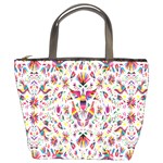 Peacock Rainbow Animals Bird Beauty Sexy Flower Floral Sunflower Star Bucket Bags Front