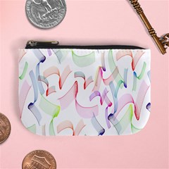 Rainbow Green Purple Pink Red Blue Pattern Zommed Mini Coin Purses