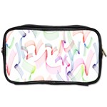 Rainbow Green Purple Pink Red Blue Pattern Zommed Toiletries Bags Front