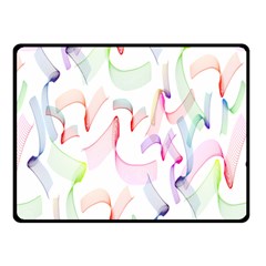 Rainbow Green Purple Pink Red Blue Pattern Zommed Fleece Blanket (small) by Mariart