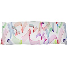 Rainbow Green Purple Pink Red Blue Pattern Zommed Body Pillow Case Dakimakura (two Sides)