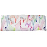 Rainbow Green Purple Pink Red Blue Pattern Zommed Body Pillow Case Dakimakura (Two Sides) Front