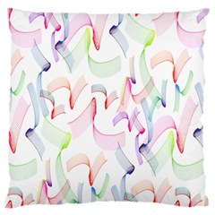 Rainbow Green Purple Pink Red Blue Pattern Zommed Standard Flano Cushion Case (two Sides) by Mariart