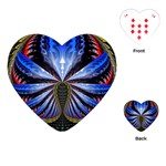 Illustration Robot Wave Playing Cards (Heart)  Front