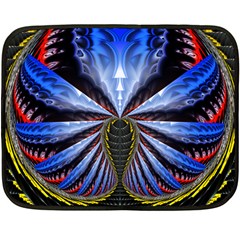 Illustration Robot Wave Fleece Blanket (mini) by Mariart