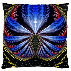 Illustration Robot Wave Large Cushion Case (one Side)