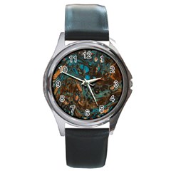 Earth Round Metal Watch