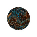 Earth Rubber Round Coaster (4 pack)  Front