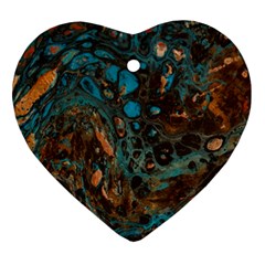 Earth Heart Ornament (two Sides) by friedlanderWann