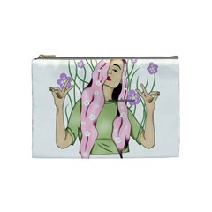 Spring Girl Cosmetic Bag (medium)  by drawlexandra