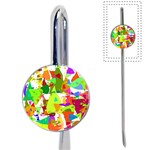 Colorful shapes on a white background                             Book Mark Front