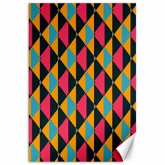 Triangles Pattern                           Canvas 20  X 30  by LalyLauraFLM