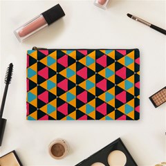 Triangles Pattern                           Cosmetic Bag by LalyLauraFLM