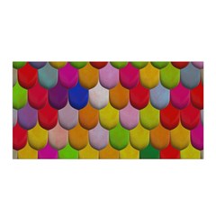 Colorful Tiles Pattern                     Satin Wrap