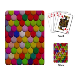 Colorful Tiles Pattern                           Playing Cards Single Design by LalyLauraFLM