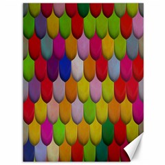 Colorful Tiles Pattern                           Canvas 36  X 48  by LalyLauraFLM