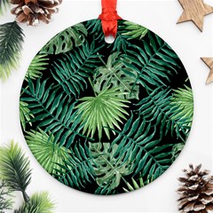 Tropical Pattern Ornament (round) by ValentinaDesign