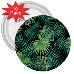 Tropical Pattern 3  Buttons (10 Pack)  by ValentinaDesign