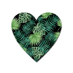 Tropical Pattern Heart Magnet by ValentinaDesign