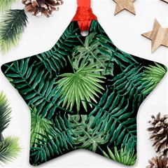 Tropical Pattern Star Ornament (two Sides) by ValentinaDesign