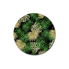 Tropical Pattern Magnet 3  (round) by ValentinaDesign