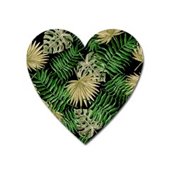 Tropical Pattern Heart Magnet by ValentinaDesign