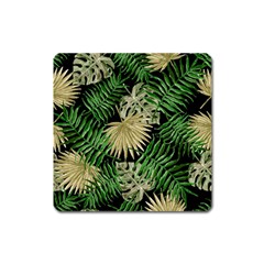 Tropical Pattern Square Magnet by ValentinaDesign