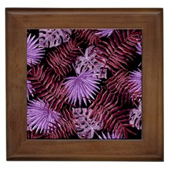 Tropical Pattern Framed Tiles by ValentinaDesign