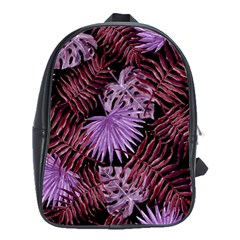 Tropical Pattern School Bag (large) by ValentinaDesign