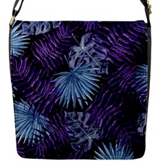 Tropical Pattern Flap Messenger Bag (s) by ValentinaDesign