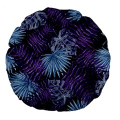 Tropical Pattern Large 18  Premium Flano Round Cushions by ValentinaDesign