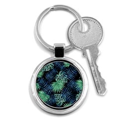 Tropical Pattern Key Chains (round)  by ValentinaDesign