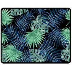 Tropical Pattern Double Sided Fleece Blanket (medium)  by ValentinaDesign