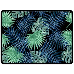 Tropical Pattern Double Sided Fleece Blanket (large)  by ValentinaDesign