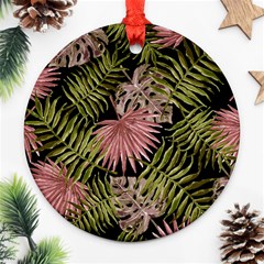 Tropical Pattern Ornament (round) by ValentinaDesign