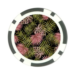 Tropical Pattern Poker Chip Card Guard by ValentinaDesign