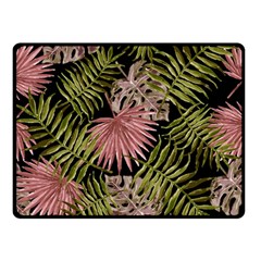 Tropical Pattern Double Sided Fleece Blanket (small)  by ValentinaDesign