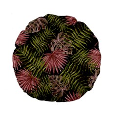 Tropical Pattern Standard 15  Premium Flano Round Cushions by ValentinaDesign