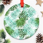 Tropical pattern Ornament (Round) Front