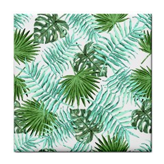 Tropical Pattern Face Towel by ValentinaDesign