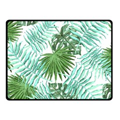 Tropical Pattern Fleece Blanket (small) by ValentinaDesign