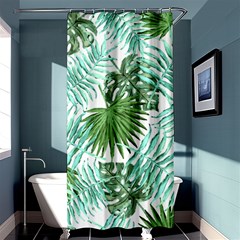 Tropical Pattern Shower Curtain 36  X 72  (stall)  by ValentinaDesign