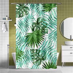 Tropical Pattern Shower Curtain 48  X 72  (small)  by ValentinaDesign